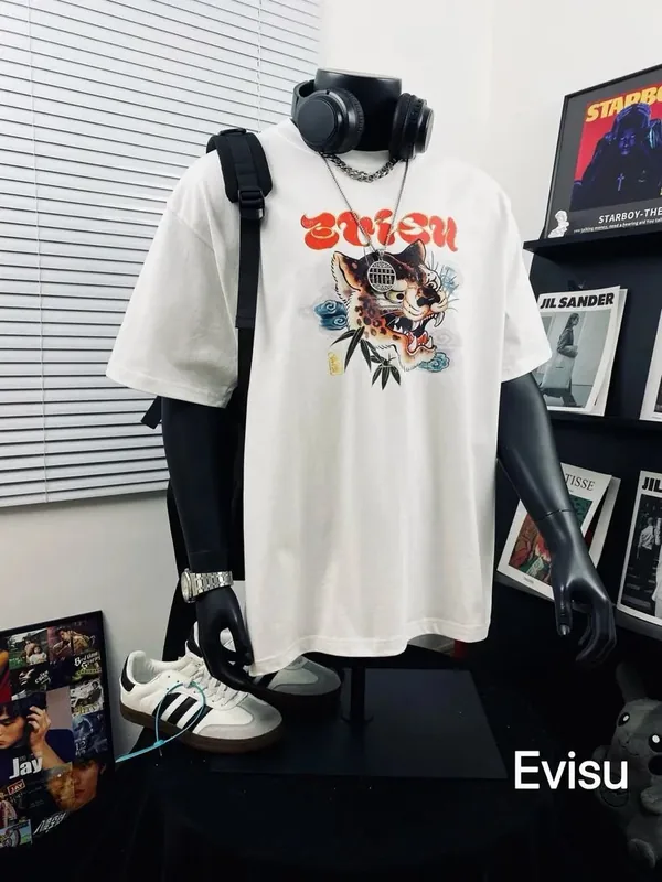Evisu White T-Shirt Women Ver.A