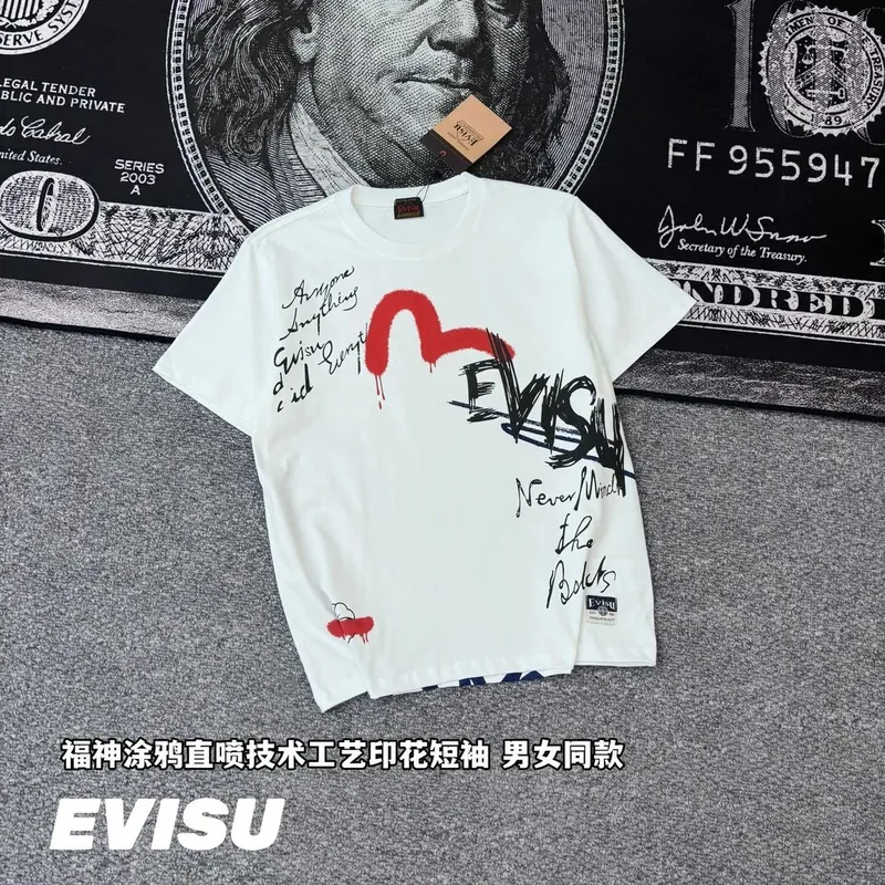 Evisu White T-Shirt Women Ver.B