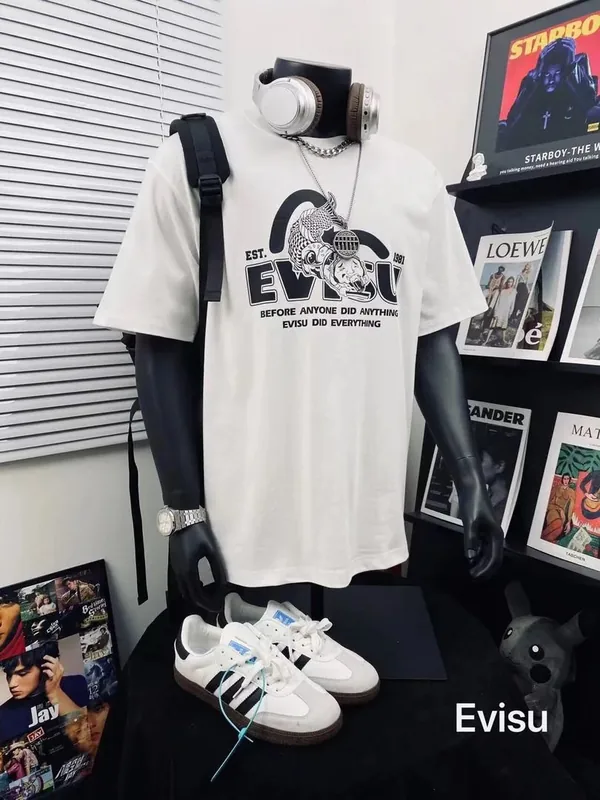 Evisu White T-Shirt Women Ver.C