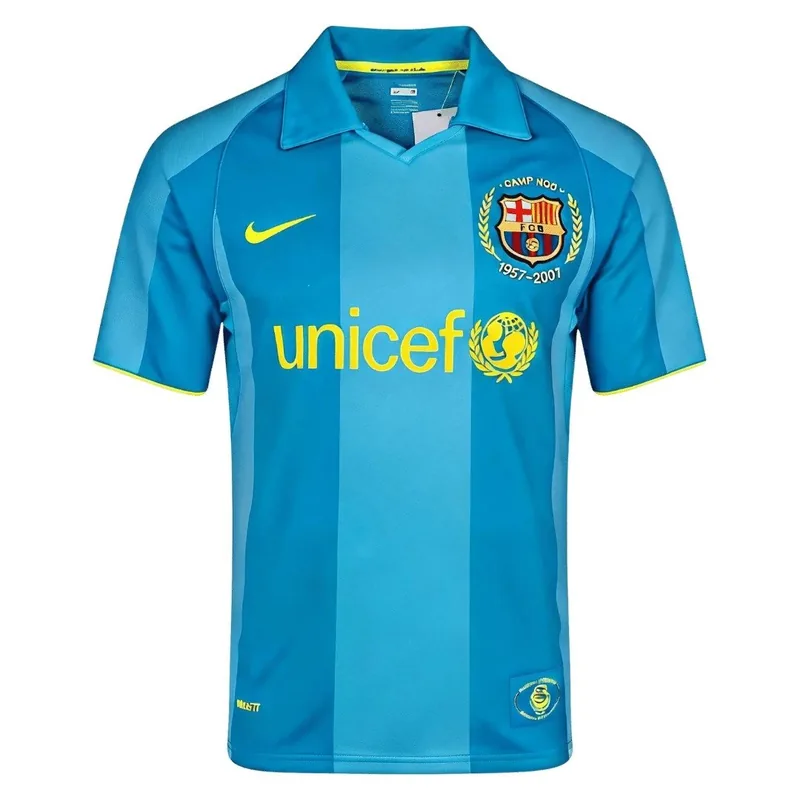 Barcelona 2007/08 FC Retro Away Jersey