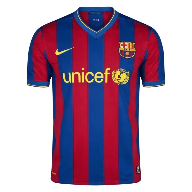 Barcelona 2009/10 FC Retro Home Jersey