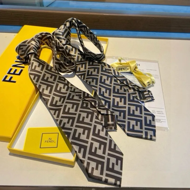 Fendi Silk Tie Ver.D