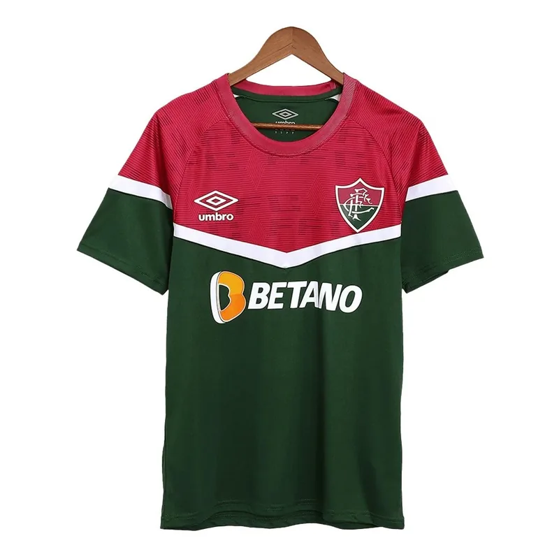 Fluminense FC Pre Match Red Green 23/24 Pre-Match Jersey — photo 1