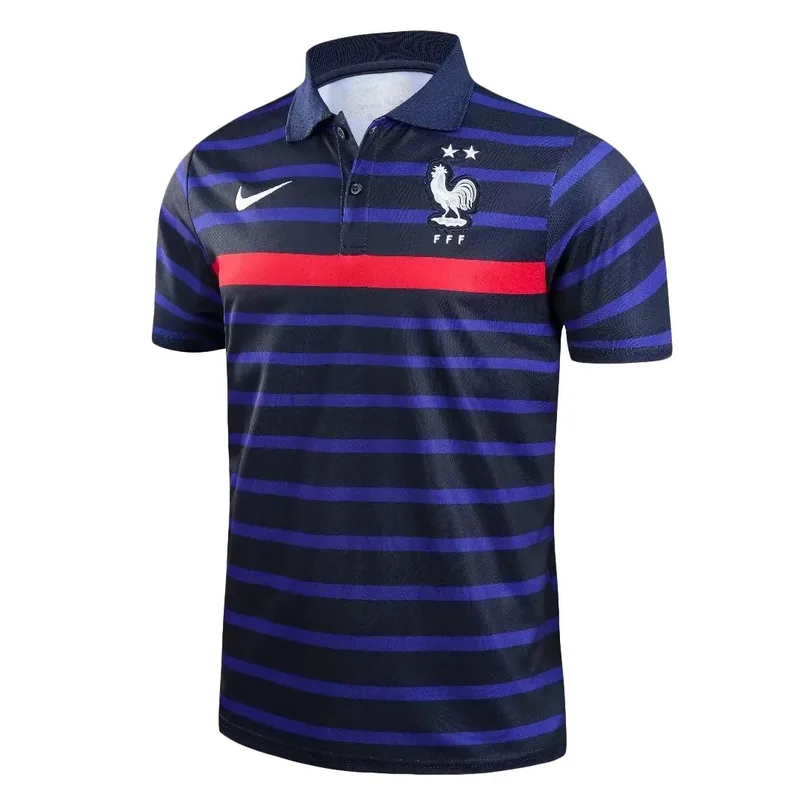 France 2021 Soccer Core Polo Shirts 22