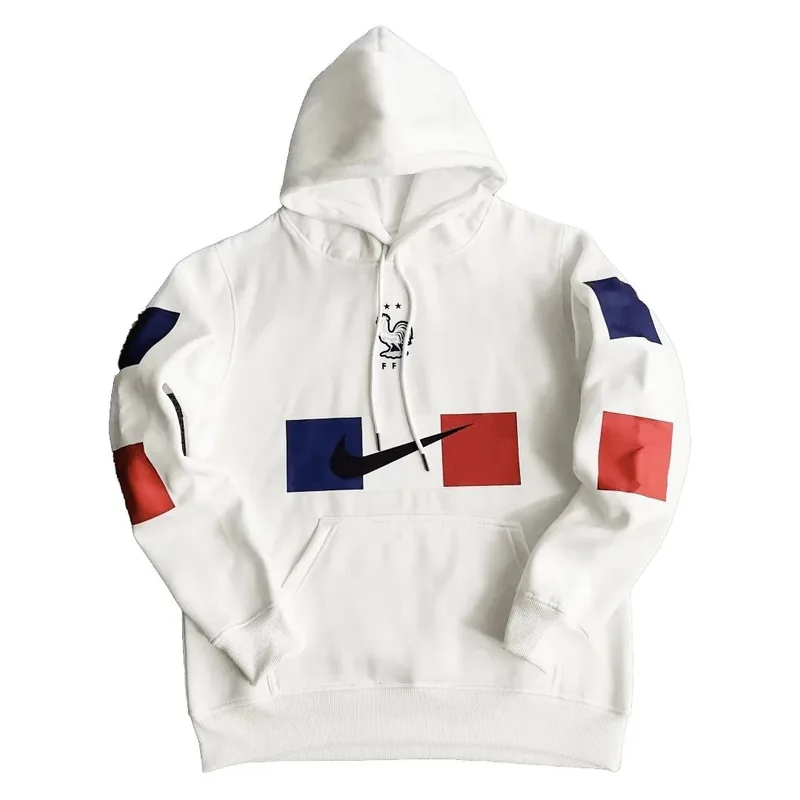 France 2022 Sweater Hoodie 23 White
