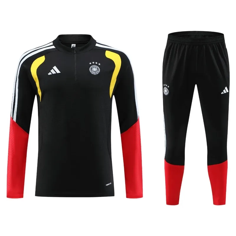 Germany 1 4 Zip Tracksuit 2026 Black