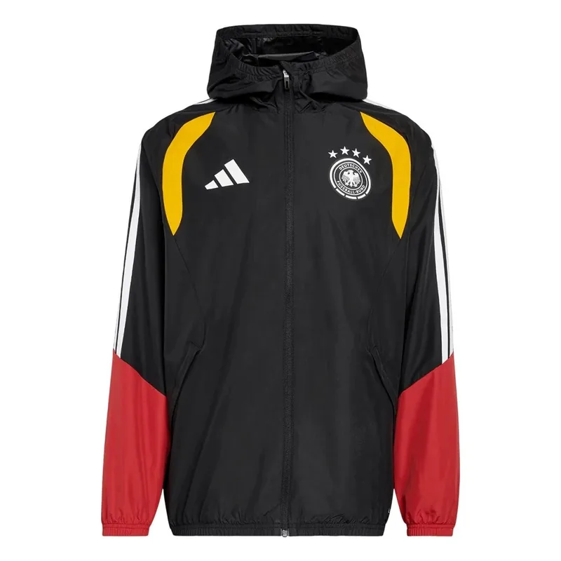 Germany 2026 Hoodie Jacket Red Black