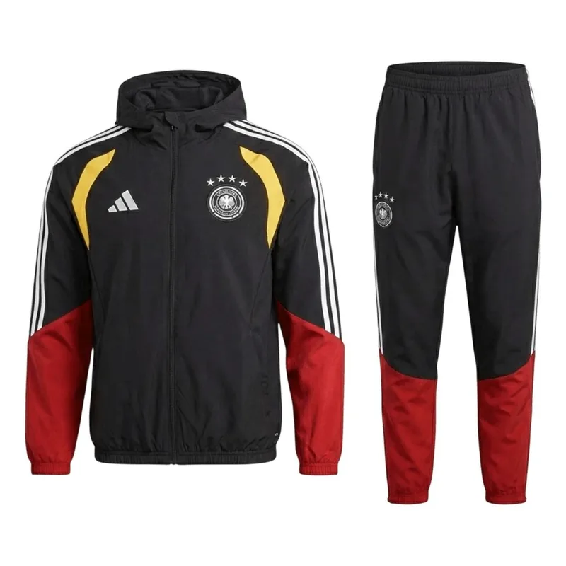 Germany 2026 Hoodie Tracksuit Red Black