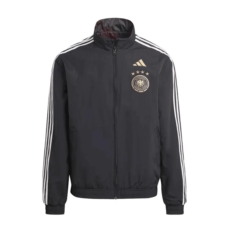Germany 2022 Reversible Anthem Jacket World Cup Black Red