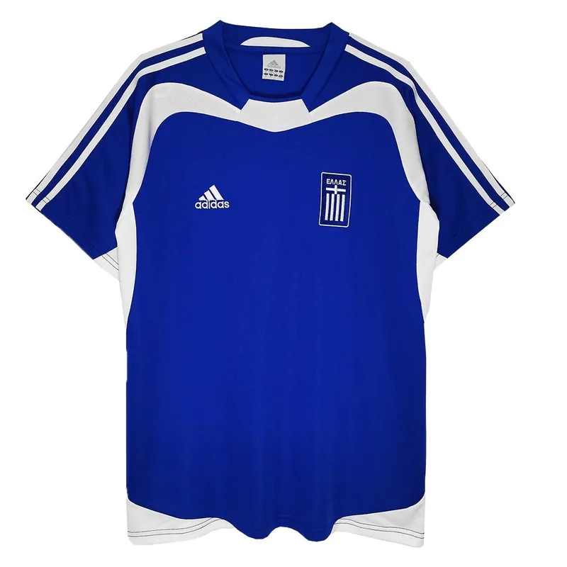 Greece 2004 Retro Home Jersey
