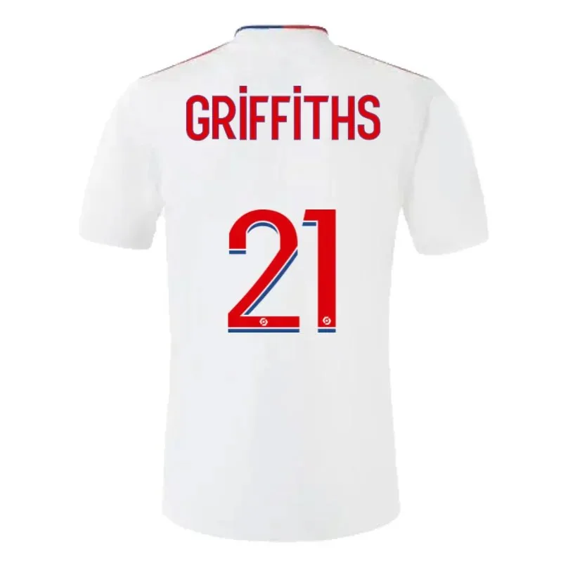 Lyon Griffiths 21 Olympique Lyonnais 21/22 Home Jersey