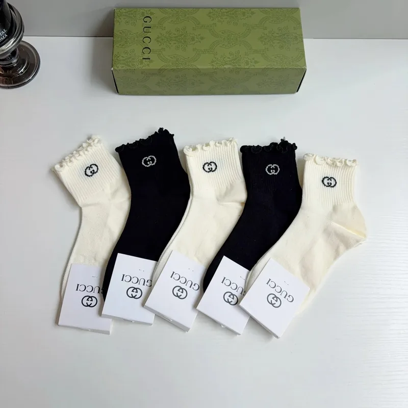 Gucci Crew Cotton Socks Ver.C