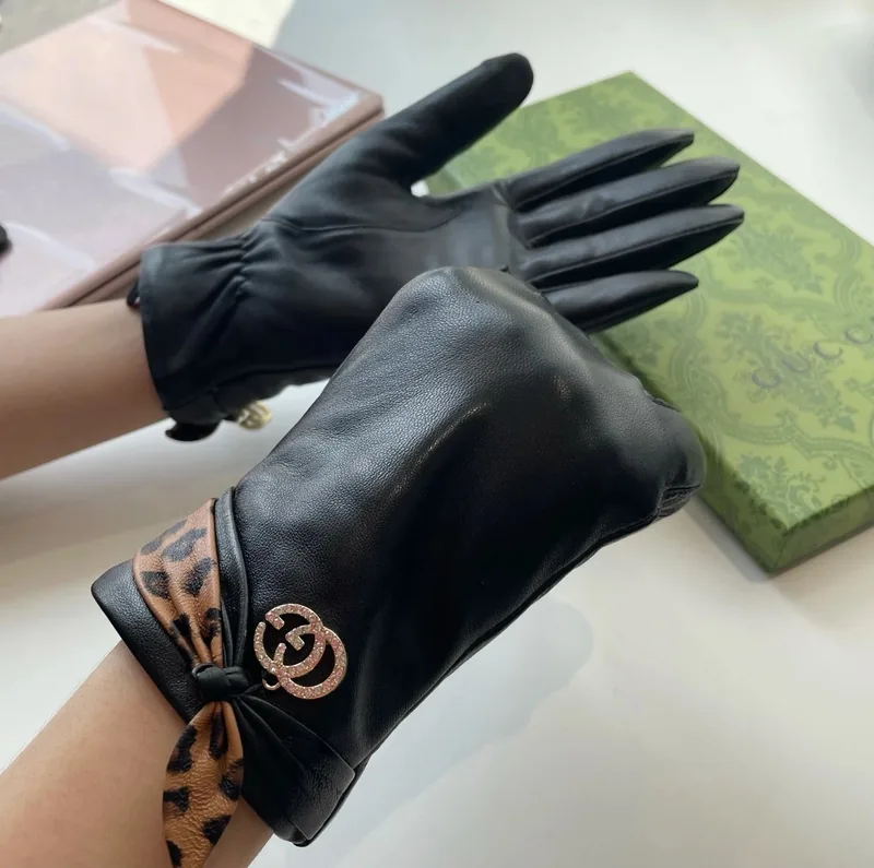 Gucci Lambskin Cashmere Gloves Ver.E