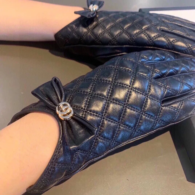 Gucci Lambskin Cashmere Gloves Ver.G