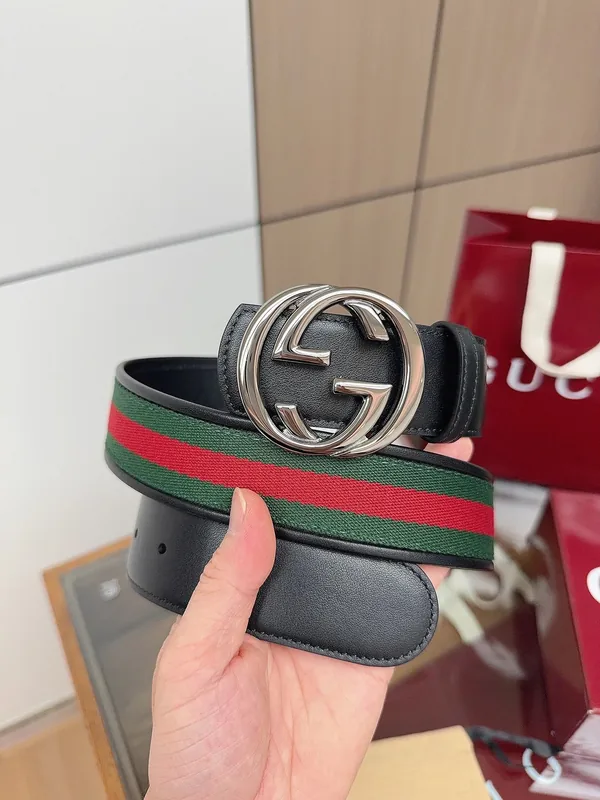 Gucci Leather Belt Ver.C