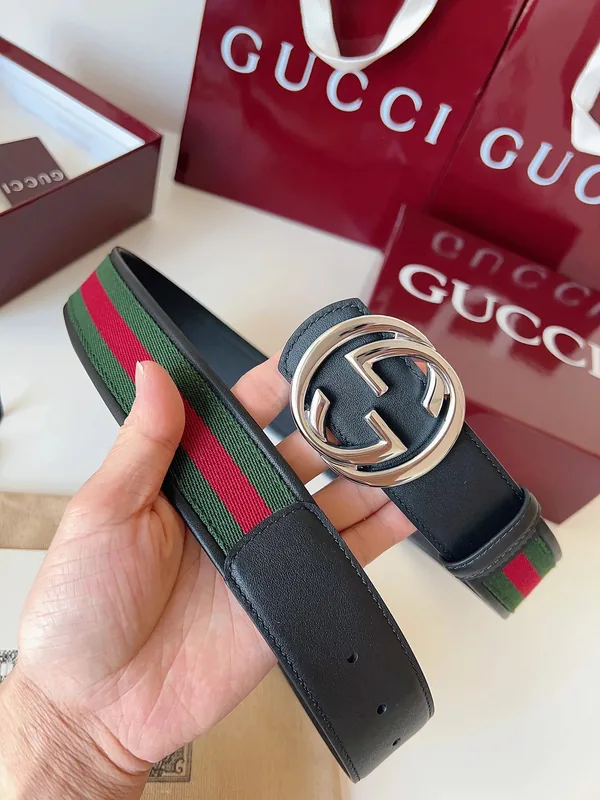 Gucci Leather Belt Ver.D