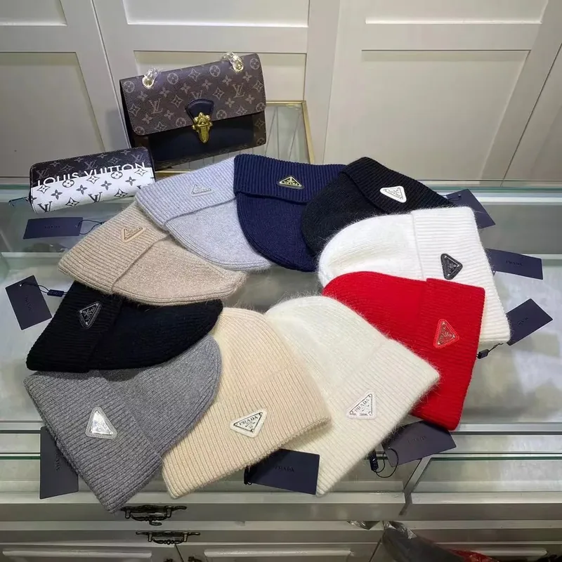 Prada Knit Beanie Hats