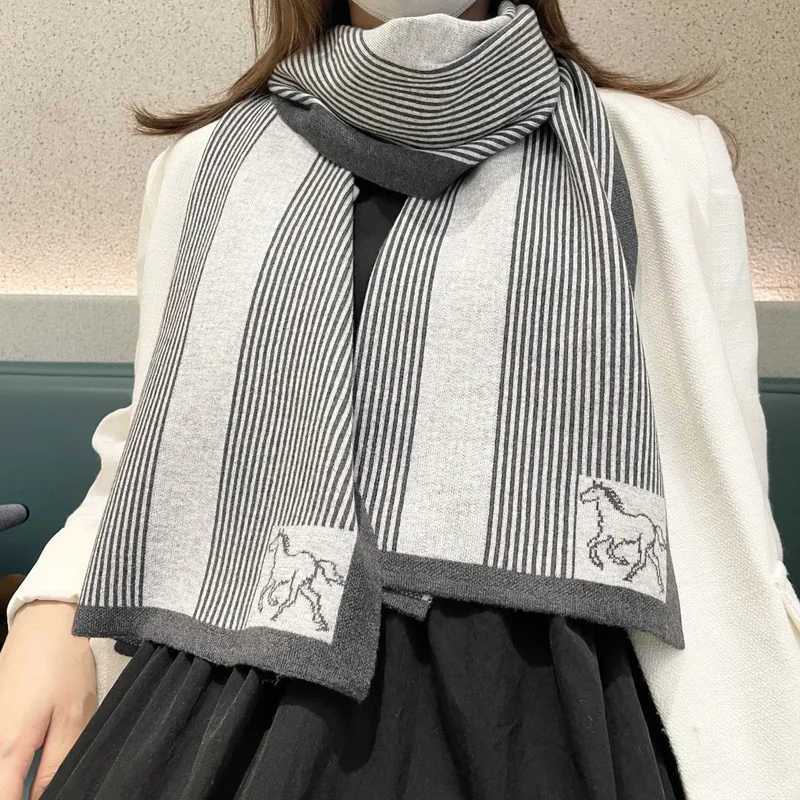 Hermes Cashmere Scarf Ver.D