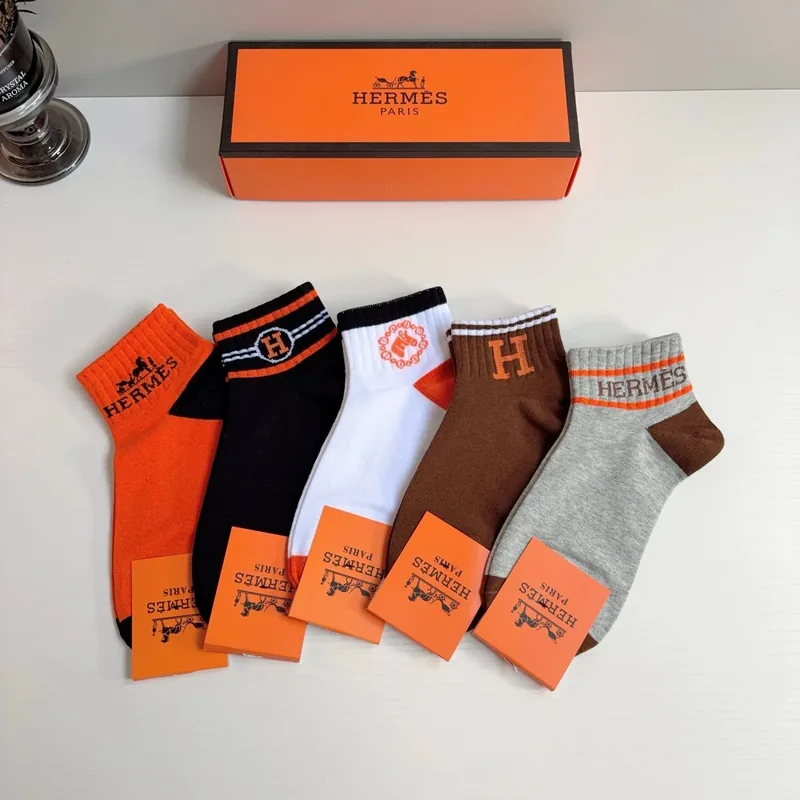 Hermes No-Show Socks Ver.B