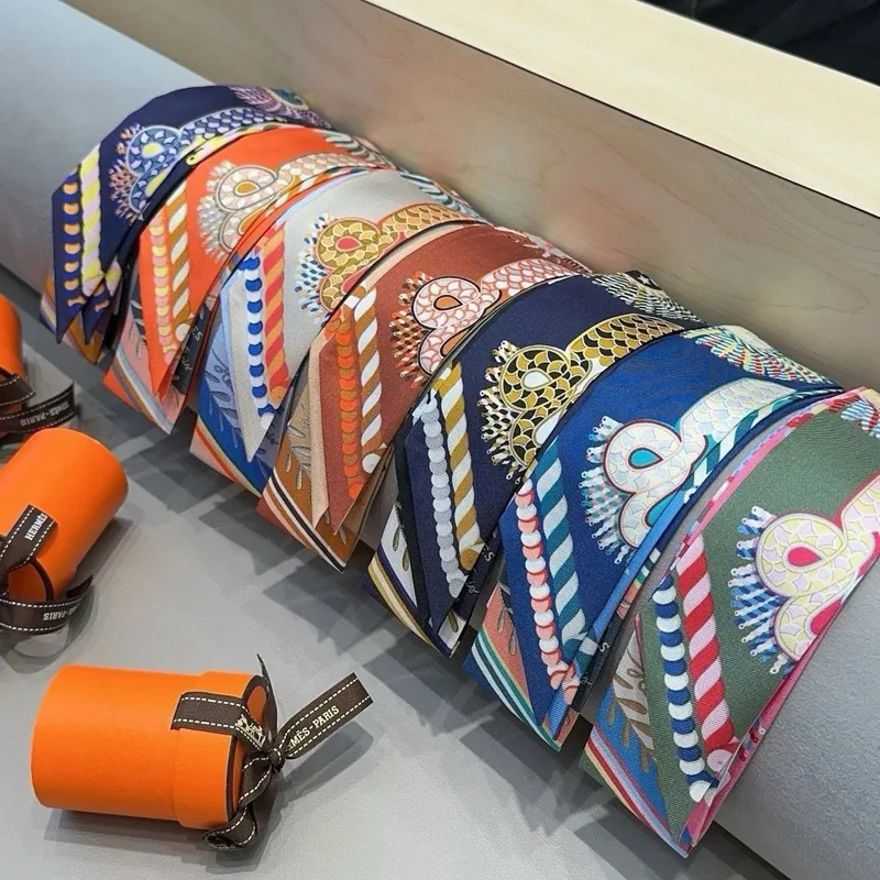 Hermes Silk Hair Ribbon Ver.B