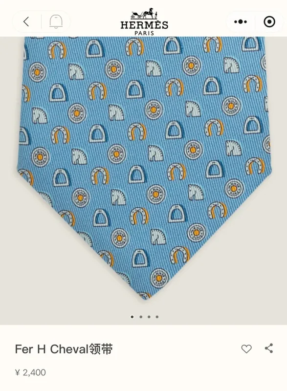 Hermes Silk Tie Ver.G