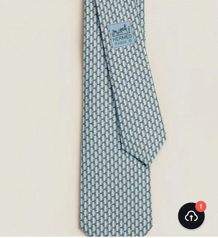 Hermes Silk Tie Ver.O