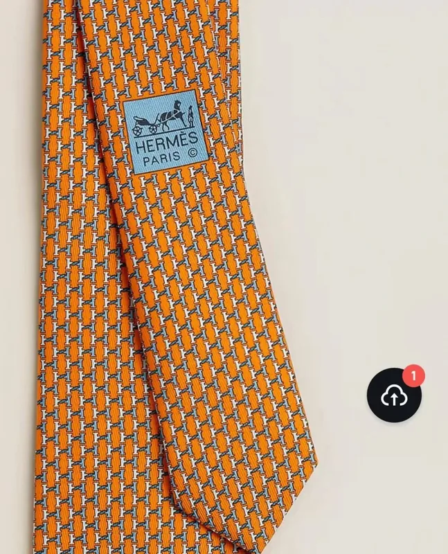 Hermes Silk Tie Ver.Q