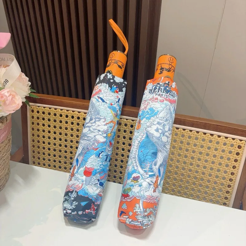 Hermes UV Protection Folding Umbrella Ver.M