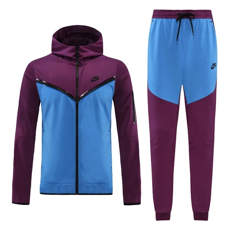 Hoodie Jacket Customize Tracksuit 2022 Blue Purple — photo 1
