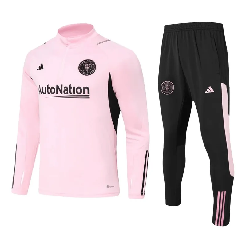 Inter Miami 2023 CF 1 4 Zip Tracksuit 24 Pink