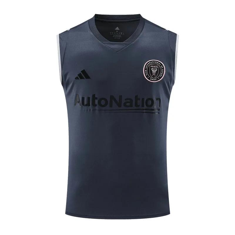 Inter Miami 2023 CF Pre Match Sleeveless Top 24 Gray Jersey