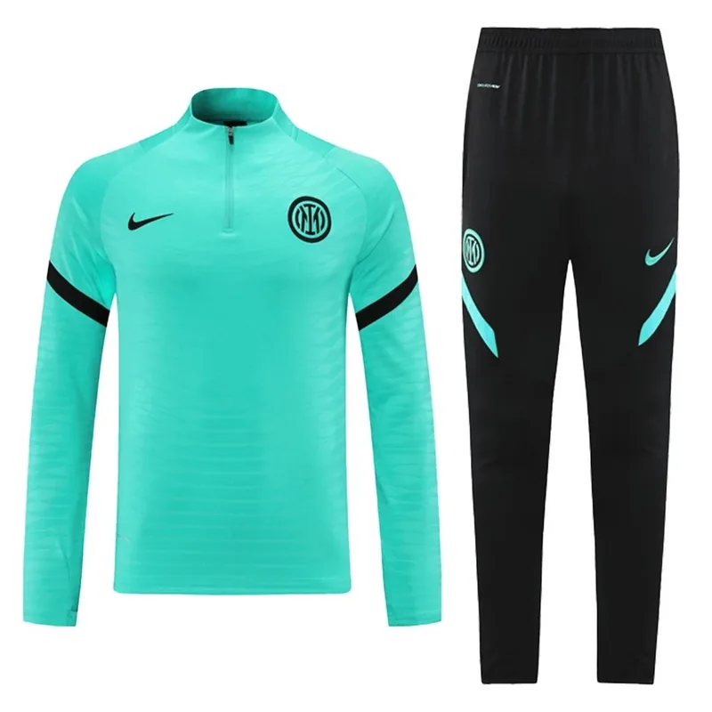Inter Milan 1 4 Zip Tracksuit 2022 23 Green — photo 1
