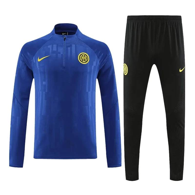 Inter Milan 1 4 Zip Tracksuit 2023 24 Blue — photo 1