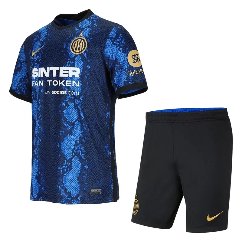 Inter Milan 21/22 Home Jersey - Kids
