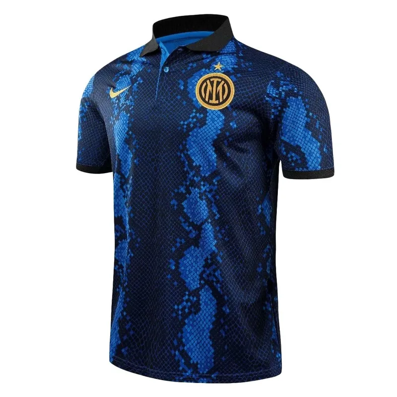 Inter Milan 2021 Soccer Core Polo Shirts 22