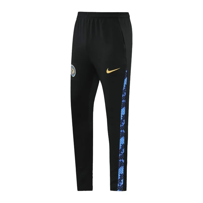 Inter Milan 2021 Soccer Pants 22 Black Blue Jersey