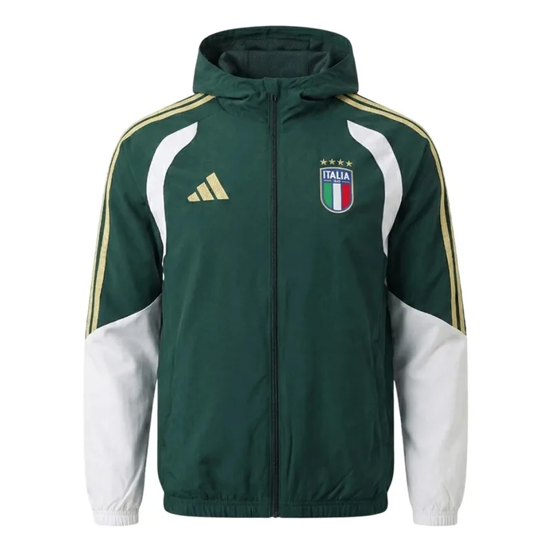 Italy 2026 Hoodie Jacket Green