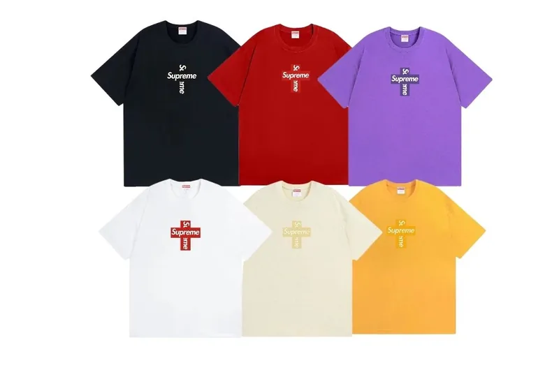 Supreme Cross Logo T-Shirts