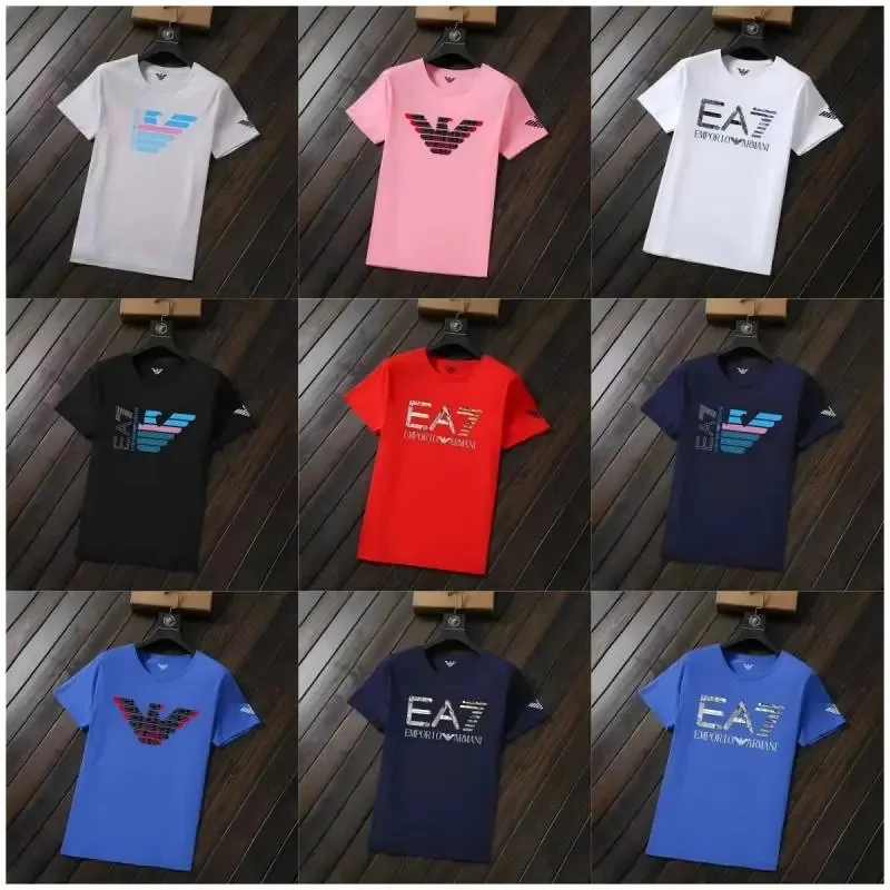 EA7 Logo Crewneck T-Shirt Collection