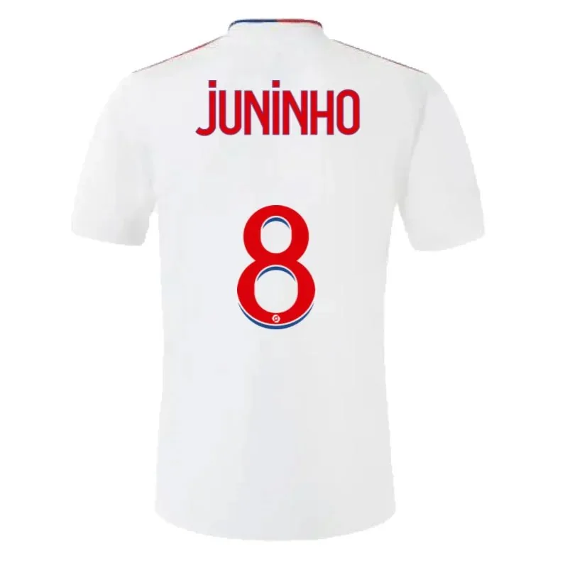 Lyon Juninho 8 Olympique Lyonnais 21/22 Home Jersey