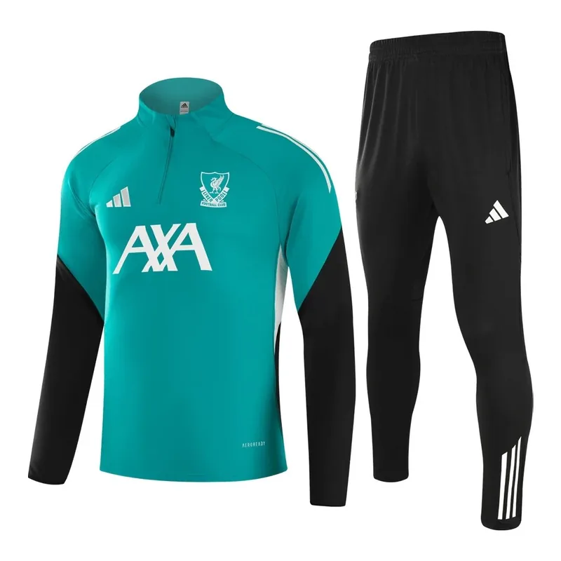 Liverpool 2025 1 4 Zip Tracksuit 26 Green