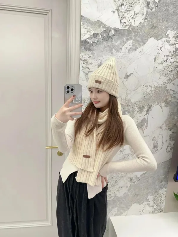 Loro Piana Scarf & Hat Set Ver.D