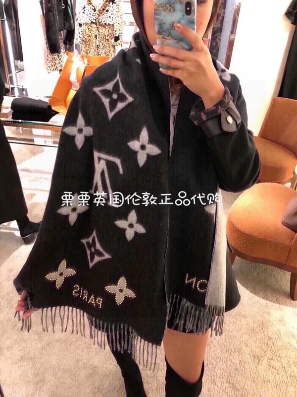 Louis Vuitton Cashmere Scarf Ver.E