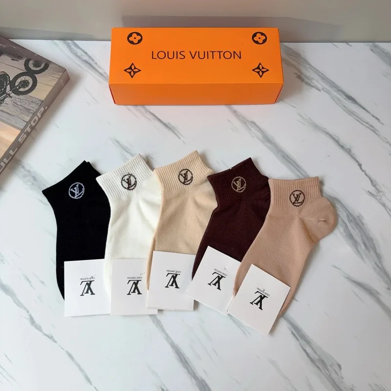 Louis Vuitton Cotton Socks Ver.A
