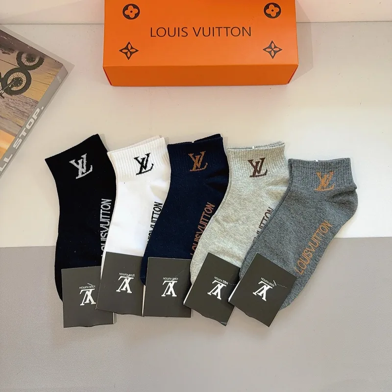 Louis Vuitton Cotton Socks Ver.B