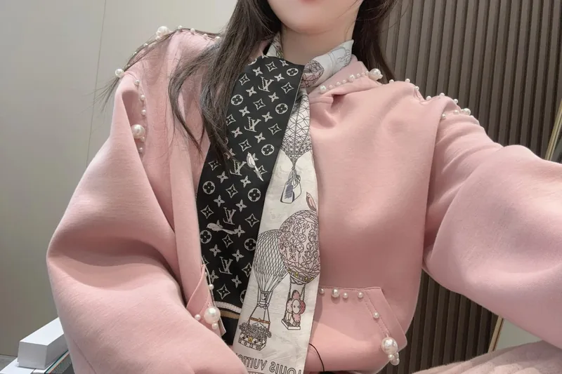 Louis Vuitton Silk Hair Ribbon Ver.A