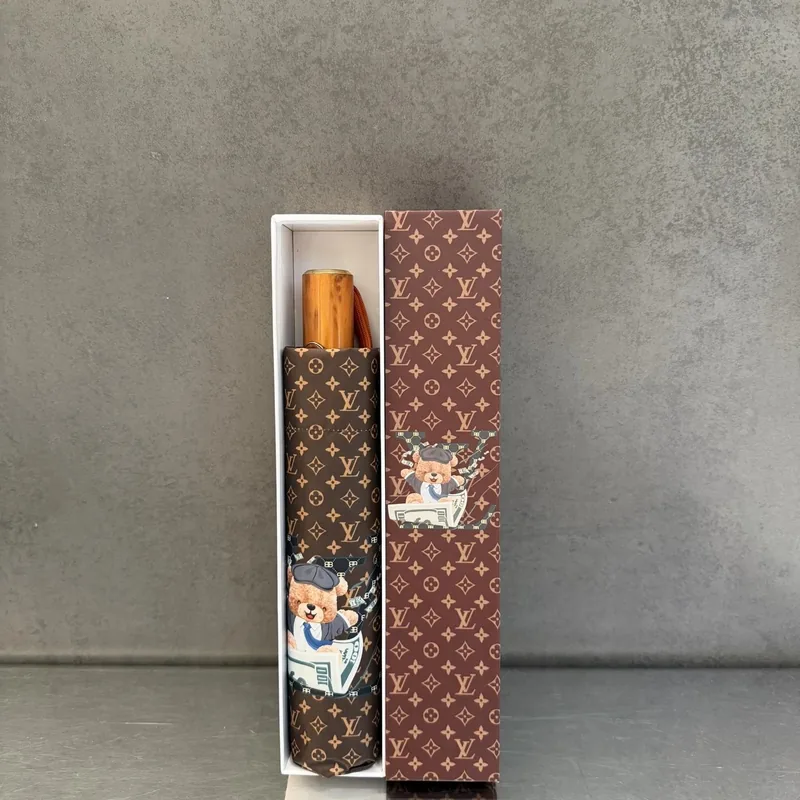 Louis Vuitton UV Protection Folding Umbrella Ver.B