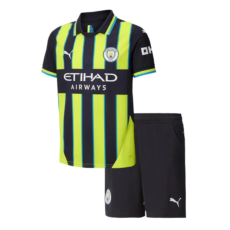 Manchester City 24/25 Away Jersey - Kids