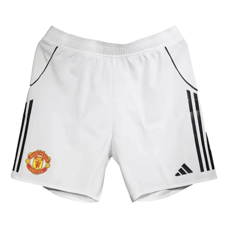 Manchester United 2025 Home Player Version Soccer Shorts 26