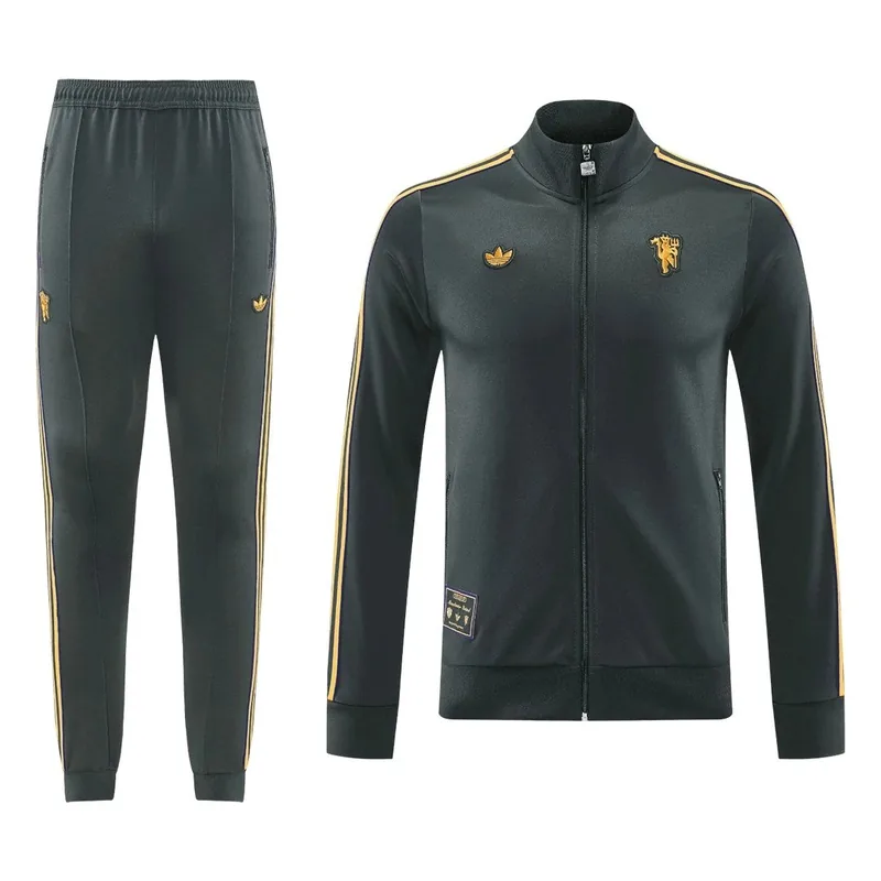 Manchester United 2025 Jacket Tracksuit 26 Black